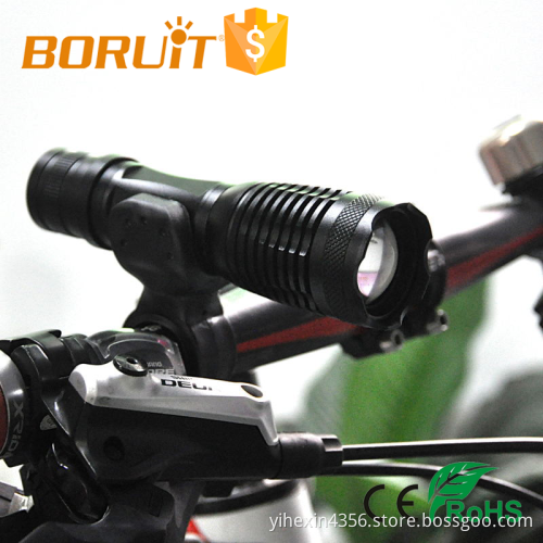 Top Sales High Quality Waterproof Bike Light T6 Alloy Zoomable LED flashlight with Amount
